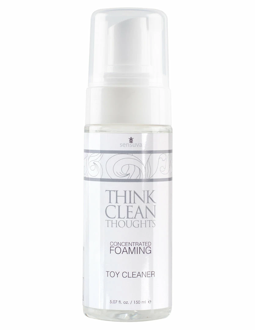 Sensuva Think Clean Thoughts Foaming Toy Cleaner 1 Sensuva Think Clean Thoughts Foaming Toy Cleaner