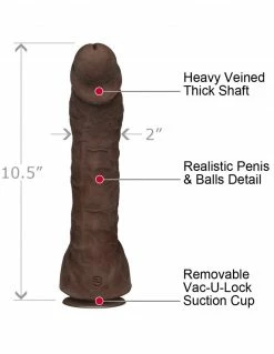 Signature Cocks Vac-U-Lock Prince Yahshua 10.5 Inch Ultraskyn Cock Dildos