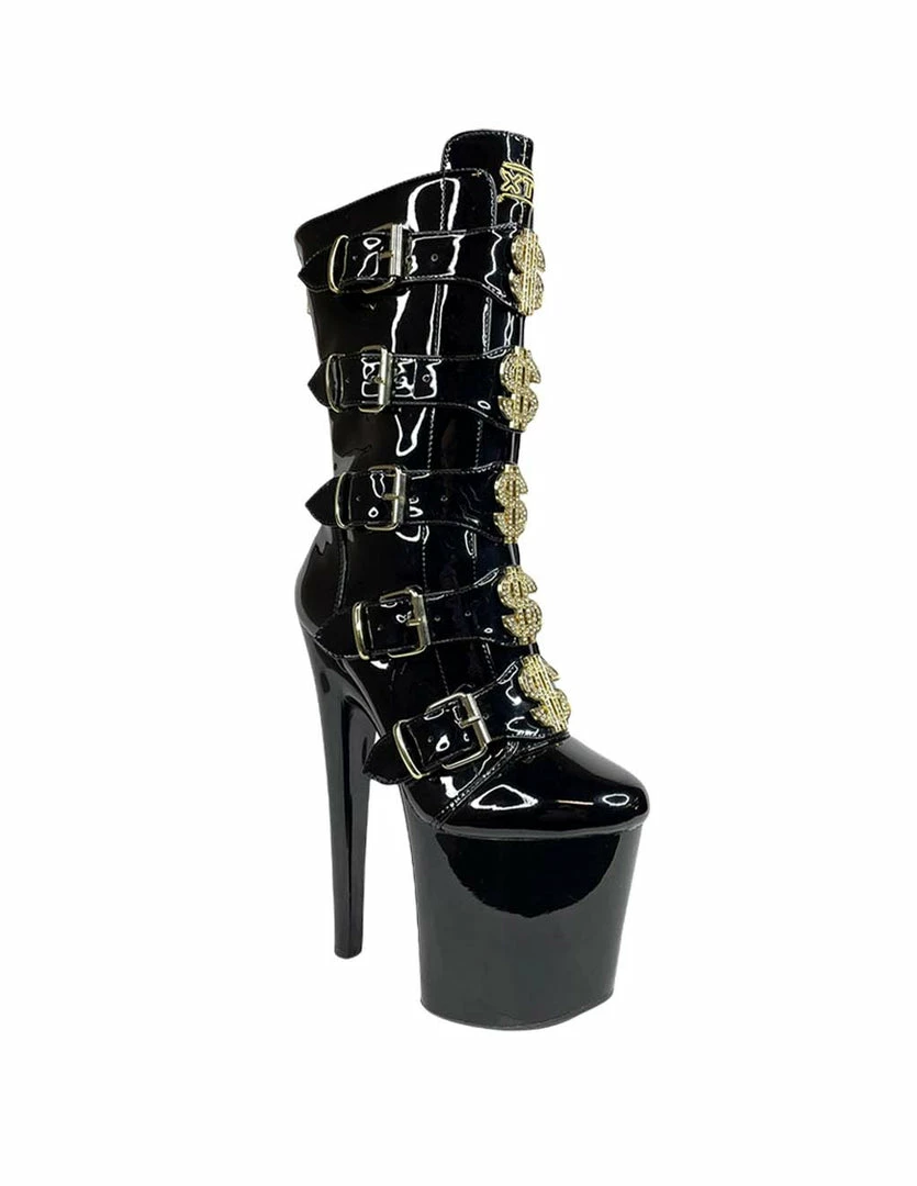 HUSTLER® XTRA VIP $ Knee Boot Heels 1 HUSTLER® XTRA VIP $ Knee Boot Heels