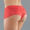 Allure Lingerie Crotchless Scallop Lace Boyshort Panty