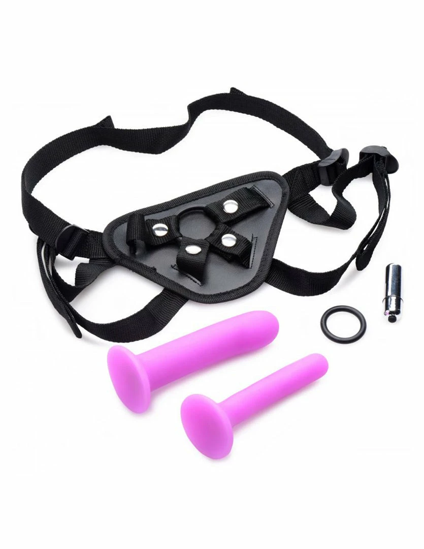 Strap U Double G Deluxe Vibrating Strap-on Kit Anal Dildos 1 Strap U Double G Deluxe Vibrating Strap-on Kit Anal Dildos