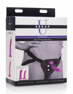 Strap U Double G Deluxe Vibrating Strap-on Kit Anal Dildos 9 Strap U Double G Deluxe Vibrating Strap-on Kit Anal Dildos