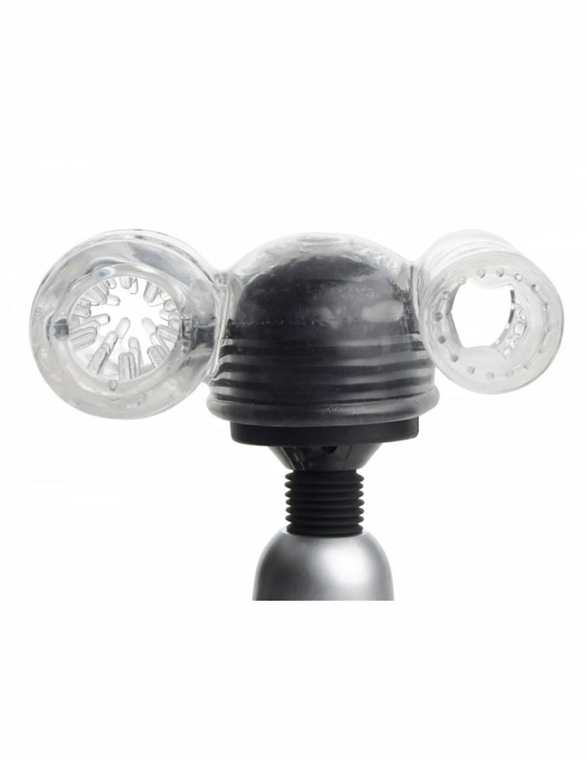 Wand Essentials Twin Turbo Strokers Attachment 2 Wand Essentials Twin Turbo Strokers Attachment