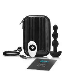 Couples' Vibrators B-Vibe Triplet Vibrating Remote Control Anal Beads