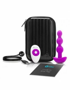 Couples' Vibrators B-Vibe Triplet Vibrating Remote Control Anal Beads