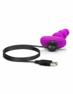 Couples' Vibrators B-Vibe Triplet Vibrating Remote Control Anal Beads
