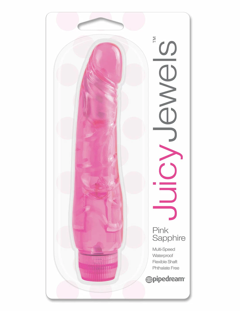Juicy Jewels Pink Sapphire Vibrator Vibrators 3 Juicy Jewels Pink Sapphire Vibrator Vibrators