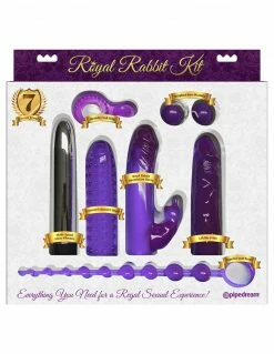 Vibrators Pipedream Royal Rabbit Kit