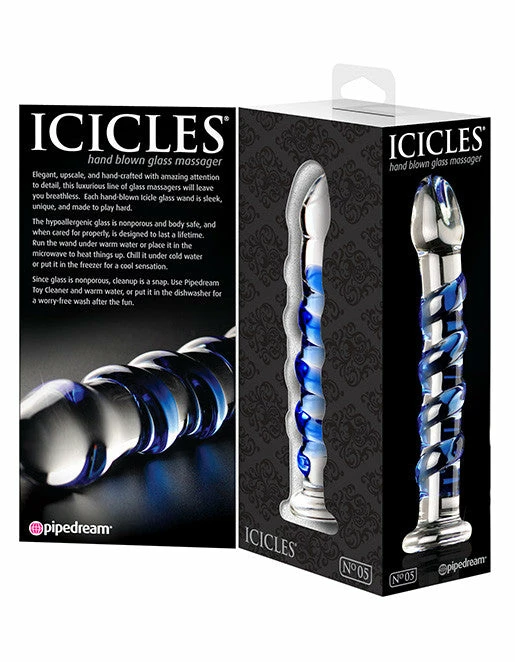 Icicles No. 5 Glass Dildo Glass Dildos 3 Icicles No. 5 Glass Dildo Glass Dildos