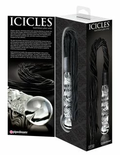 Icicles No 38 Hand Blown Glass Whip Glass Dildos