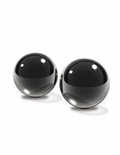 Fetish Fantasy Series Fetish Fantasy Black Glass Ben-Wa Balls Medium