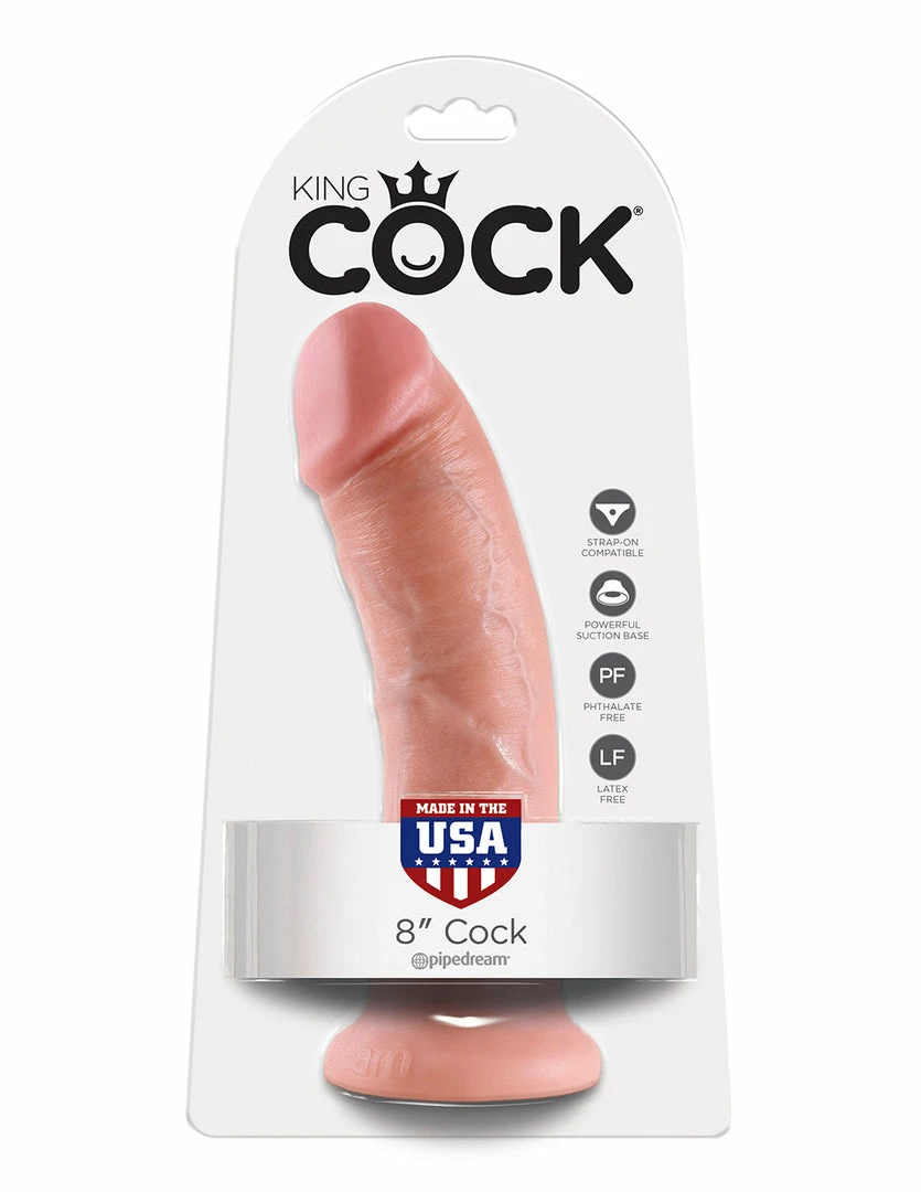 Dildos King Cock 8 Inch Realistic Dildo 5 Dildos King Cock 8 Inch Realistic Dildo