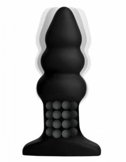 Rimmers Model I Rippled Rimming Plug With Wireless Remote Control